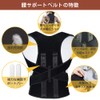 FOCU Waist Corset, Hunched Belt, Lumbar Support, Thin, Breathable, Unisex,