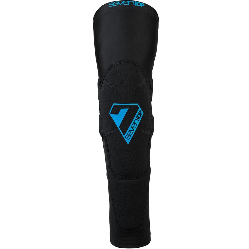 7iDP Transition Knee/Shin Pads for Mountain Biking, Black, X-Large