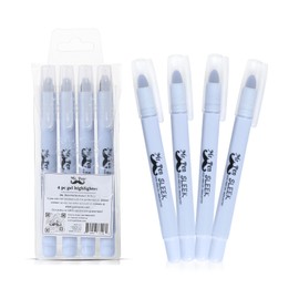 Mr. Pen- Gel Highlighter, 4 Pack, Bible Highlighters No Bleed, No Bleed Highlighters, Bible Highlighter, Bible Markers, Gel Highlighters for Bibles, Highlighter