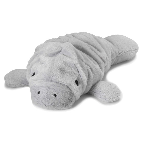 Intelex Warmies Microwavable French Lavender Scented Plush, Manatee Warmies, Gray,