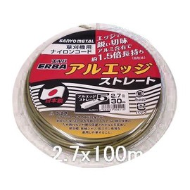 Sanyo Metal Elba Cutter Ar-Edge 5 Straight 0.1 inch (2.7 mm) x 392.4 ft (100 m) Nylon Cord No. 0513