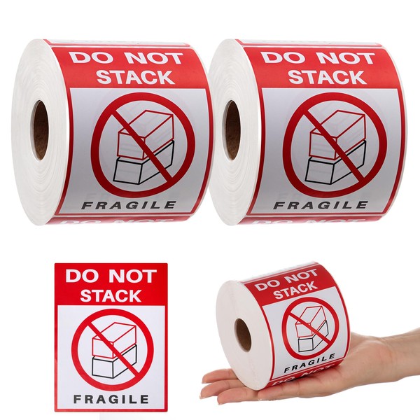 Fuyoooo 2 Roll of 1000 Labels 3 x 4 Do