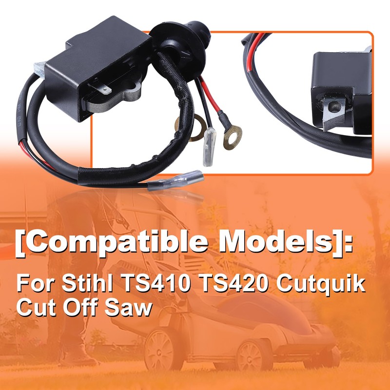 Mtanlo Ignition Coil For Stihl TS420 TS410 Cutquik Cut-Off Saw