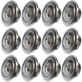 TunaMax (12 Pack) 1/2" IPS Fire Sprinkler Escutcheons 3/4" Adjustment Sprinkler Head Cover Plate Trim Ring Chrome