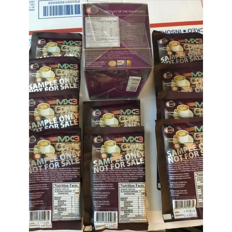 Mx3 Buy1 MX3 MANGOSTEEN60 CAPSULES&get 10 Sachet Free Coffee And