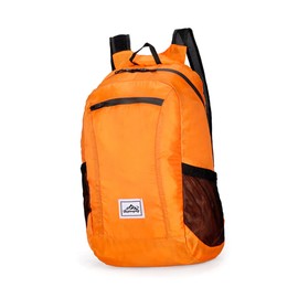 Sosoport Outdoor Sports Folding Backpack Lightweight Daypack for Hiking Camping and Travel and Compact Design Orange