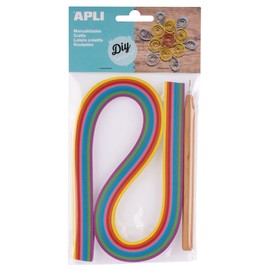 APLI Quilling Kit Assorted Shades + Tool