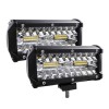 7"inch LED 2400W Work Light Bar Flood Spot Combo Fog