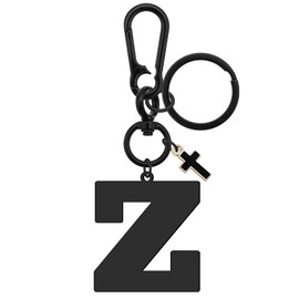 Letter Keychain Christian Letter A-Z Alphabet Keyring for Backpack Handbag Wallet Purses Alphabet Monogram Key Chain for Religious Girls Women Friends Sisters Daughter Goddaughter (Z)