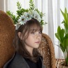inkihuit Headband with Daisy Flowers Floral Wreath, Hair Band, Bridal