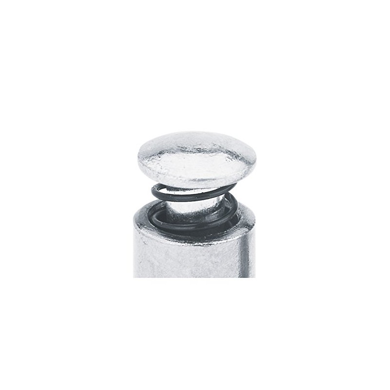 Lumax LX-1422 Silver 1/8" NPT Male Air Bleeder Valve, Maximum