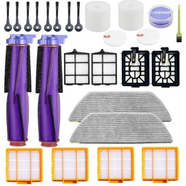 JoyBros Replacement Parts Accessories for Shark Power/Detect Pro RV2820AE AV2800ZE RV2820YE RV2820ZE AV2820S AV2820AE RV2800AE RV2800S Roller/Side HEPA/Sponge Filter Combo kit with Odor