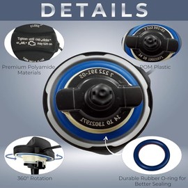 Anleecap Tapa de gasolina Tapa de combustible de repuesto para BWMMini Cooper X1 X3 X5 X6 Z4 M3 M4 M5 M6 Alpina B7 Activehybrid 3 5 7, Mini Cooper... 