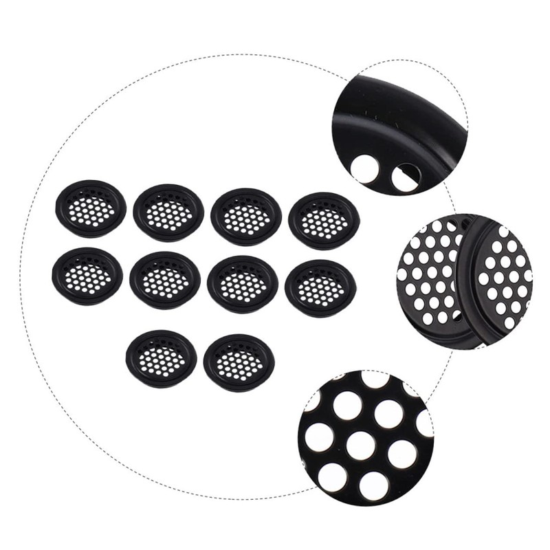 jojofuny 30pcs Vent Cover Breathable Mesh for Cabinets and Desks