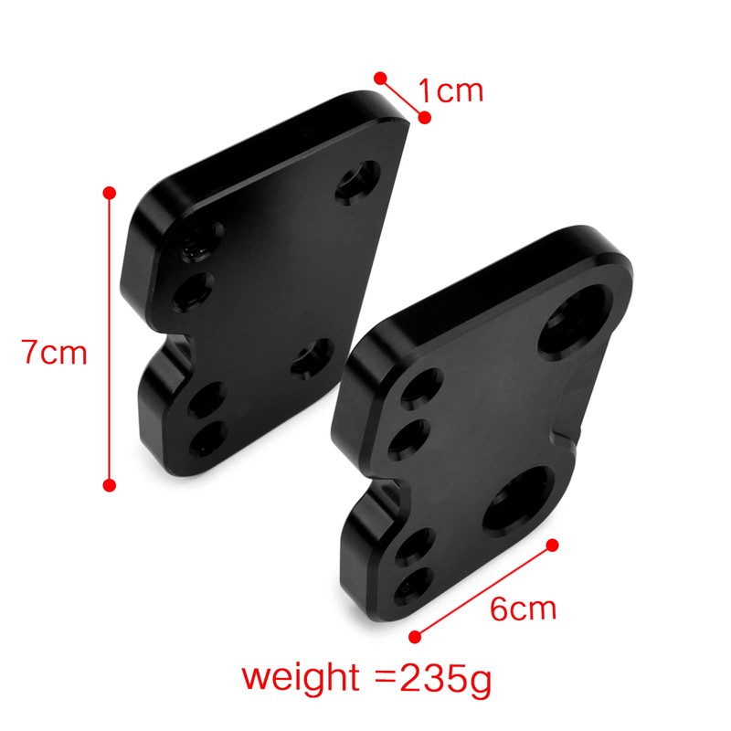 LEDISHUN Motorcycle Accessories Front Foot Pegs Footrests Adjustable Rearsets compatible