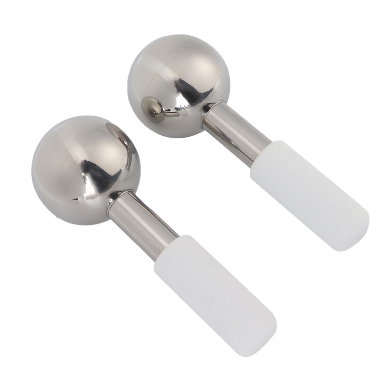 Stainless Steel Facial Ice Globe Face Cooling Roller Beauty Massager