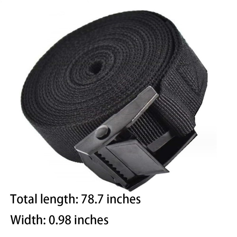 Tie Down Straps with Strong Buckle 2 Pcs Heavy Duty