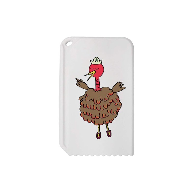 Azeeda 'Tiara Turkey' Plastic Ice Scraper (IC00033129)