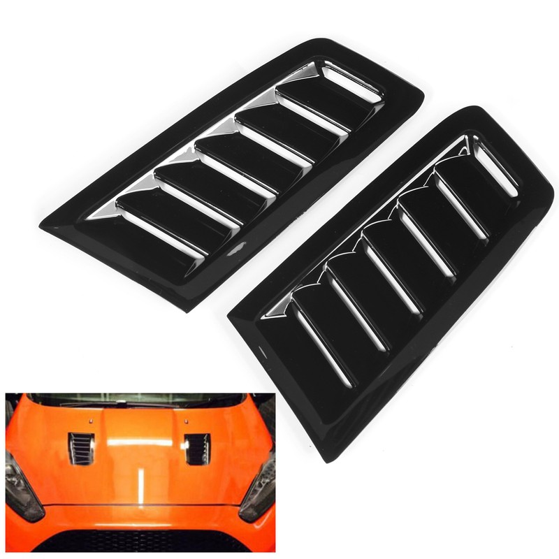 Pair of Front Bonnet Vents Hood Air Outlet Replacement for