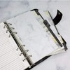 Filofax B132676, 6-Tab Index Organizer Refill, Personal Size, Marble Design,