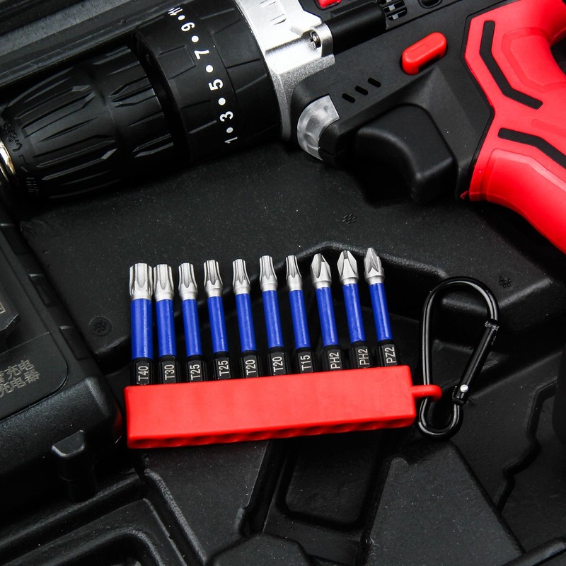 HPHOPE Professional Screwdriver Bit Set 10Pcs, Shockwave Bit Set Includes