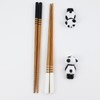 LHOEST 2 Pairs of Sushi Chopsticks Set Cat Panda Chinese