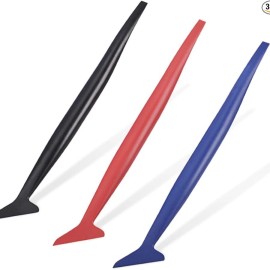 NoBrand Wrapping Vinyl Tool Kit, 3 in 1 Flexible Micro Squeegee Set, Corner Squeegee Cur