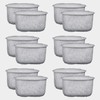 Bewafia 12 Pack of Braun Coffee maker Replacement Charcoal Water