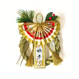 Hideshime KJ-07 New Year Ornament, Shimenawa Rope, Entrance Wreath, Sachi Kanju