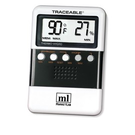 Marketlab Traceable Digital Humidity/Temperature Meter with Min/Max Memory