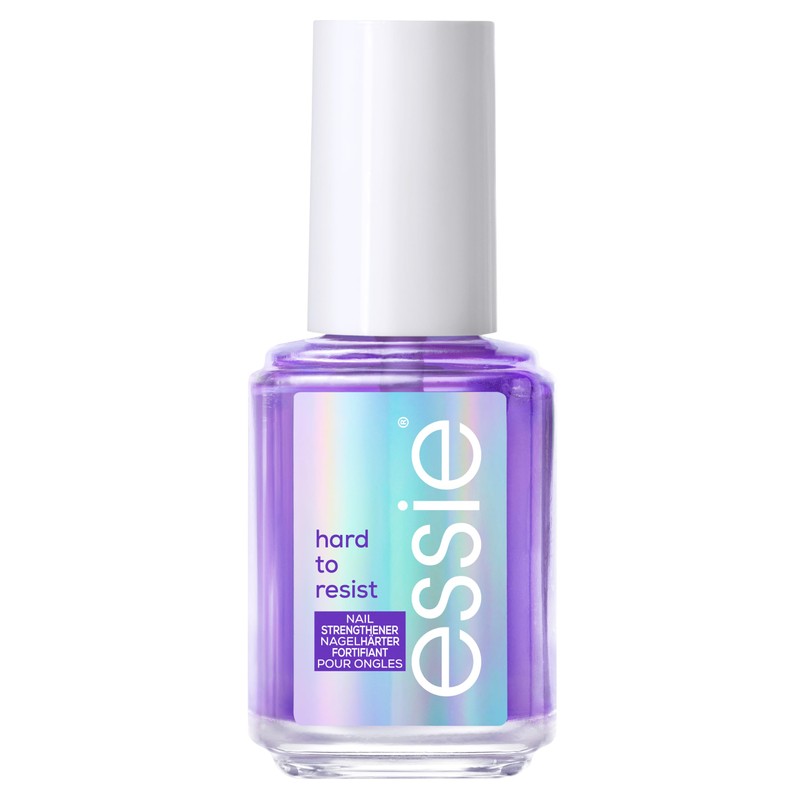 Essie Nagelhärter hard to resist mit violettem Unterton zur optischen