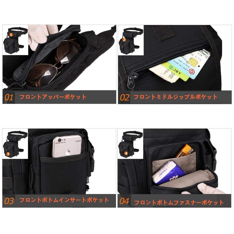 Forbestly Leg Bag Tactical Military Sport Outdoor Waterproof Work Pouch