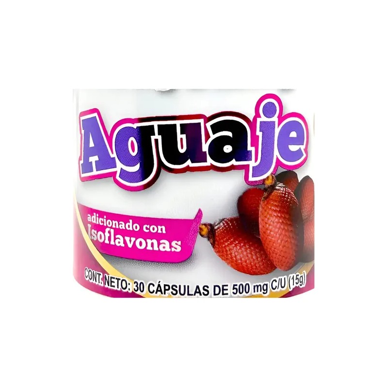 Aguaje Con Isoflavonas 30 Cápsulas Alexjenny