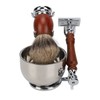 Men Shaving Care Kit with Replacement Blades Manual Beard Trimmer