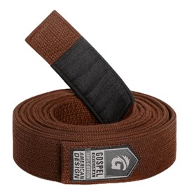 GOSPEL Pearl Weave Series BJJ Belt for Men & Women | Brazilian Jiu Jitsu Belt with Pearl Colors (Pearl Brown, A2)