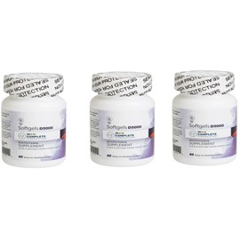 MVW Complete Formulation D5000 Softgels Multivitamins with Zinc 60ct(3 Pack)