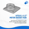 1-1/2 Aluminum Meter Socket for Meter Socket Hub Conduit Hub