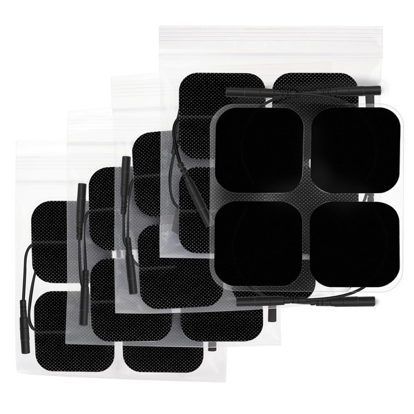 AUVON TENS Unit Pads Electrode Patches with Upgraded Self-Stick Performance