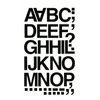 Chartpak Self-Adhesive Vinyl (01040) Capital Letters and Numbers, 1-1/2 Inches