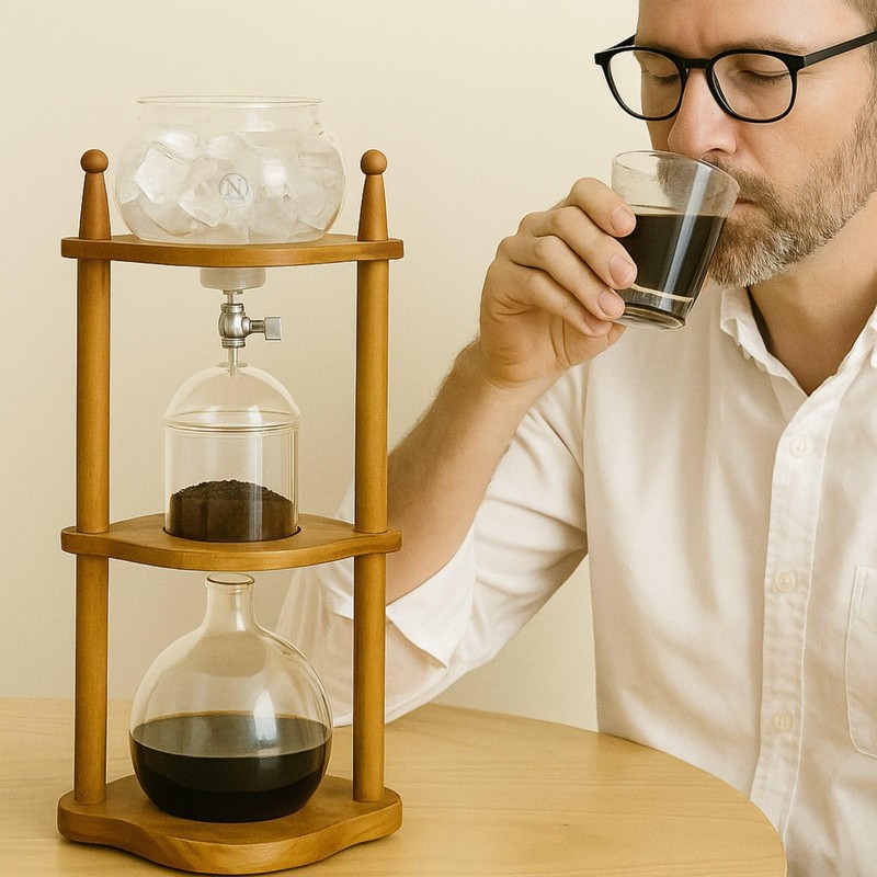 Nispira Cold Brew coffee Maker Ice Coffee Drip Machine with