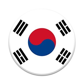 2X Sticker Set - South Korean Flag - for Phone Grip Stent Cell Phones Tablets (Stickers Only)