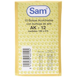 SAM 12 - Bubble Wrap Envelopes, Pack of 10