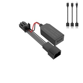 OthoKing Dashcam Power Adapter Compatible with Toyota Tacoma (15-23), Select Highlander, Tundra, Sienna; Honda Ridgeline & More Connects to Rearview Mirror, Built-in USB Power Source