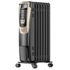 PELONIS Champagne Oil Filled Radiator Heater with Remote and Thermostat,