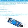 MTDELE 10Pcs IR Sensor Infrared Sensing Sweep Proximity Sensor Module