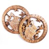 Set of 2 Rabbit Wooden Trivets for Hot Pots and
