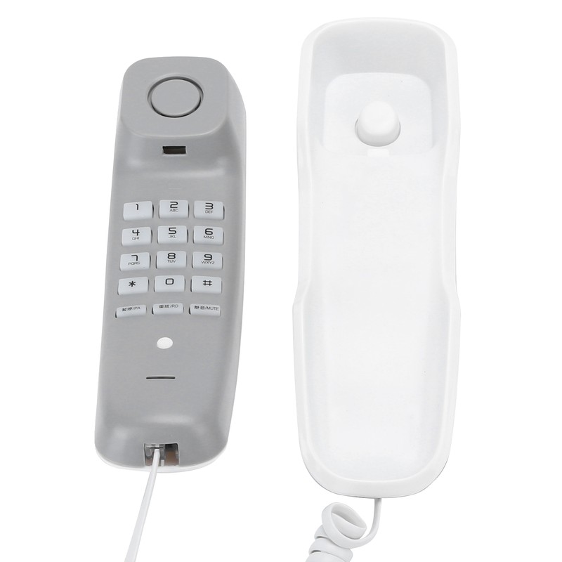 Upgrade A061 White Table Wall Mounting Extension Telephone No Disturbing