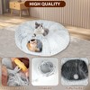Talauoia Fluffy Tunnel Cat Bed for Multiple Cats, Removable, Washable,