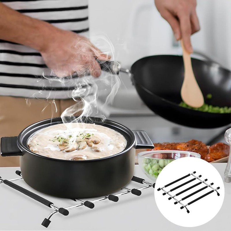 POFET 2 Pcs trivets for kitchen worktops, kitchen worktop protector,