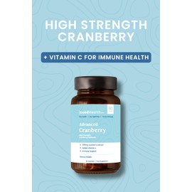 Your Good Health Co – Cranberry | 300mg Cranberry Extract, 10mg Vitamin C - Immune Health | Capsule | 60 Day Supply